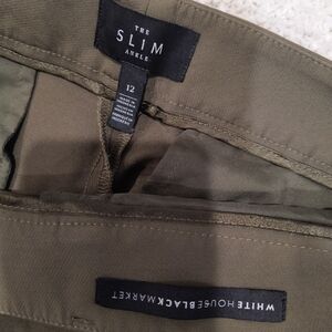 White House Black Market Olive Pants
